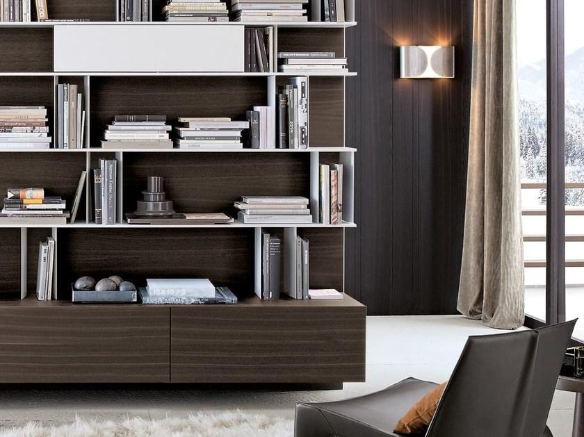 Poliform Модульная деревянная оборудованная стенка с тумбой под телевизор sun-id-1437437 - Вид №7