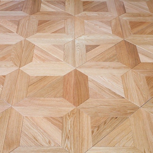 Модульный паркет Marco Ferutti Castello Castello Дуб с брашью (Текстурированная) 450х450 мм 2600600045 - Вид №2