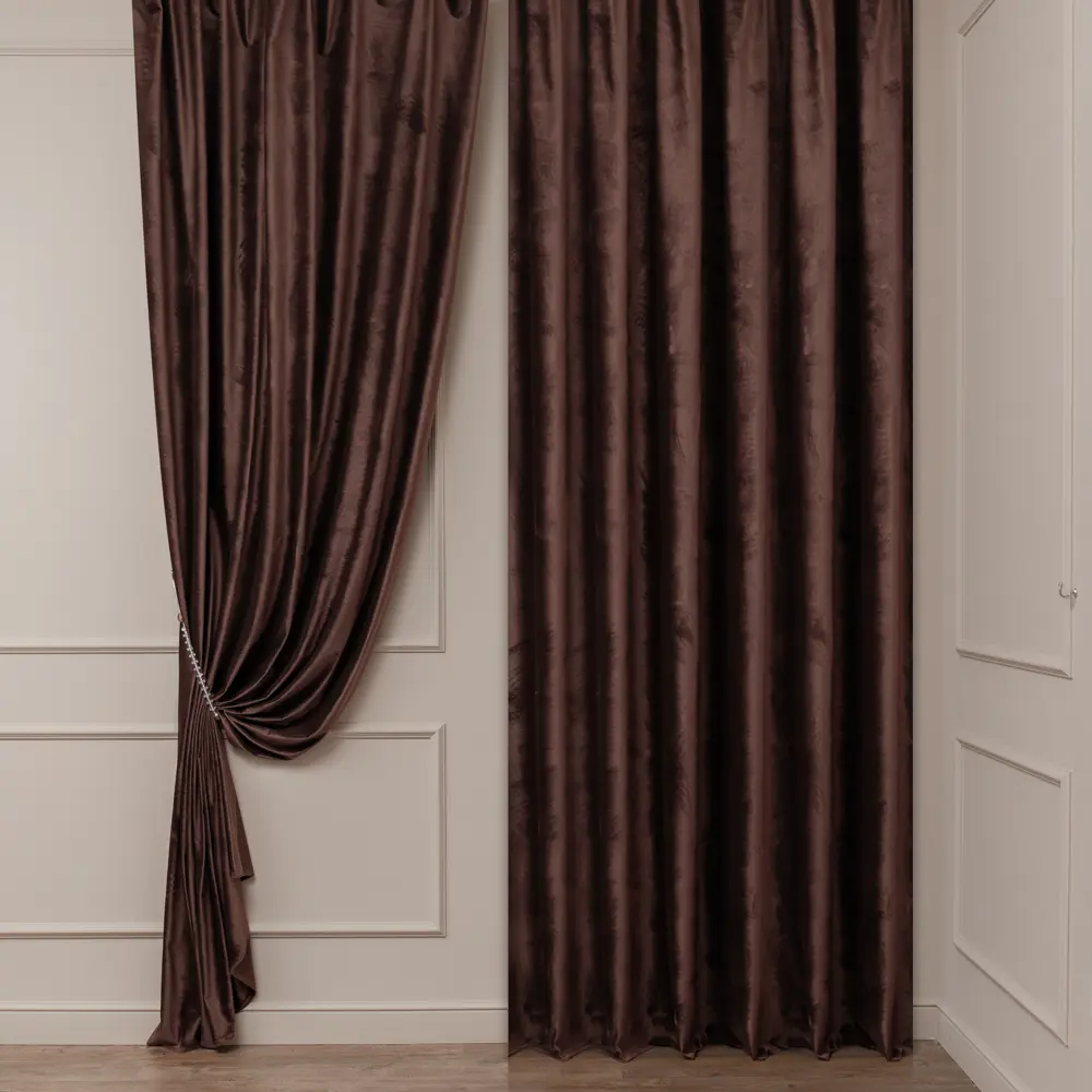 ЛТ ткань 1 п/м бархат lucio медный 300 см TEX REPUBLIC STLM-2178195 - Вид №3