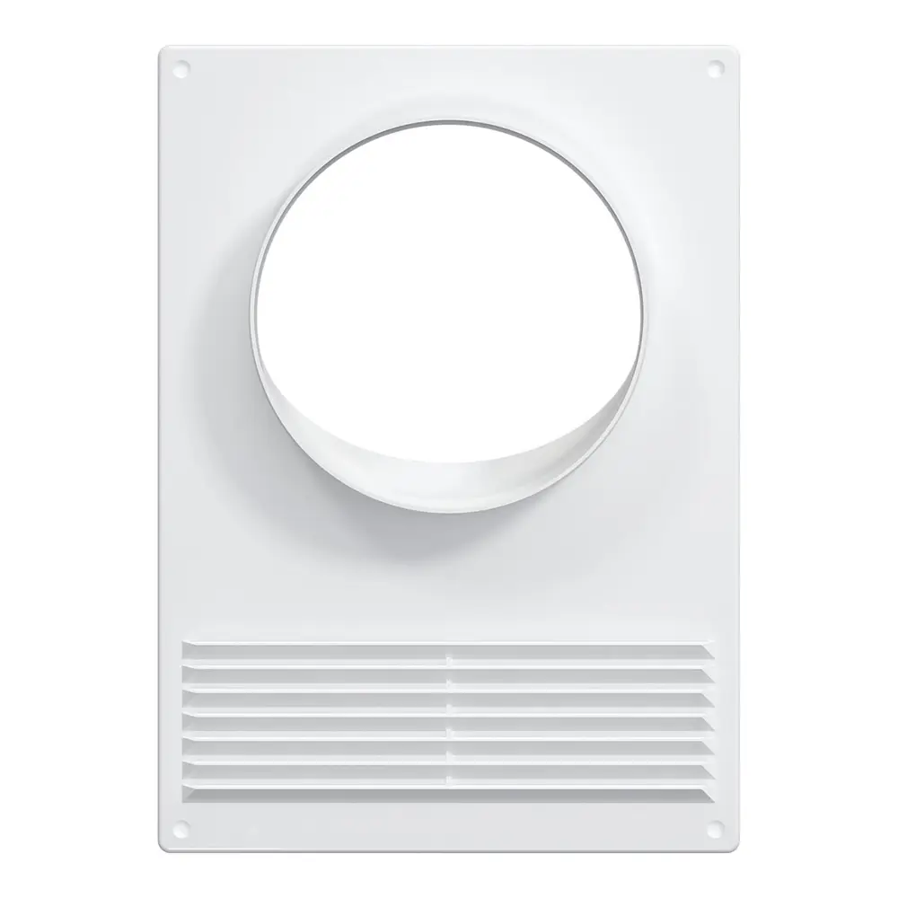 Вентиляционная решетка с фланцем Fonet 180x250 мм пластик цвет белый STLM-2142407 - Вид №1