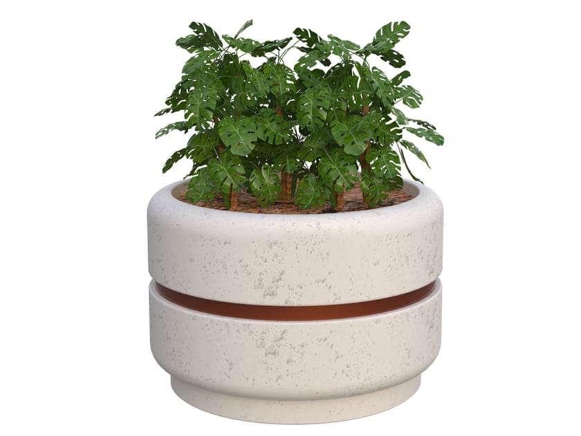Круглый бетонный плантатор Lazzari LINDA ARCH-00077412