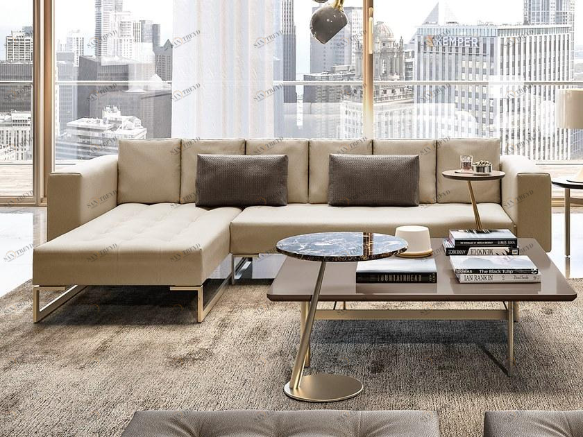 Barnini Oseo 3-х местный диван с шезлонгом Richmond upon thames Rc216