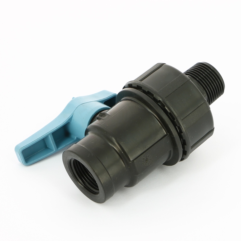 Кран обжим-Н Unidelta 25 х 3/4" для труб ПНД полипропилен PP-B 1072025003001 - Вид №2