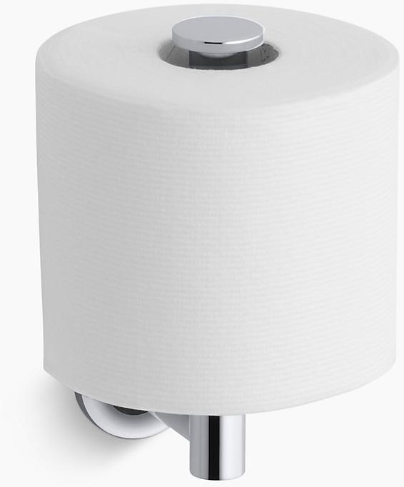 KOHLER Purist Вертикальный держатель туалетной бумаги K-14444-BL  - Вид №1