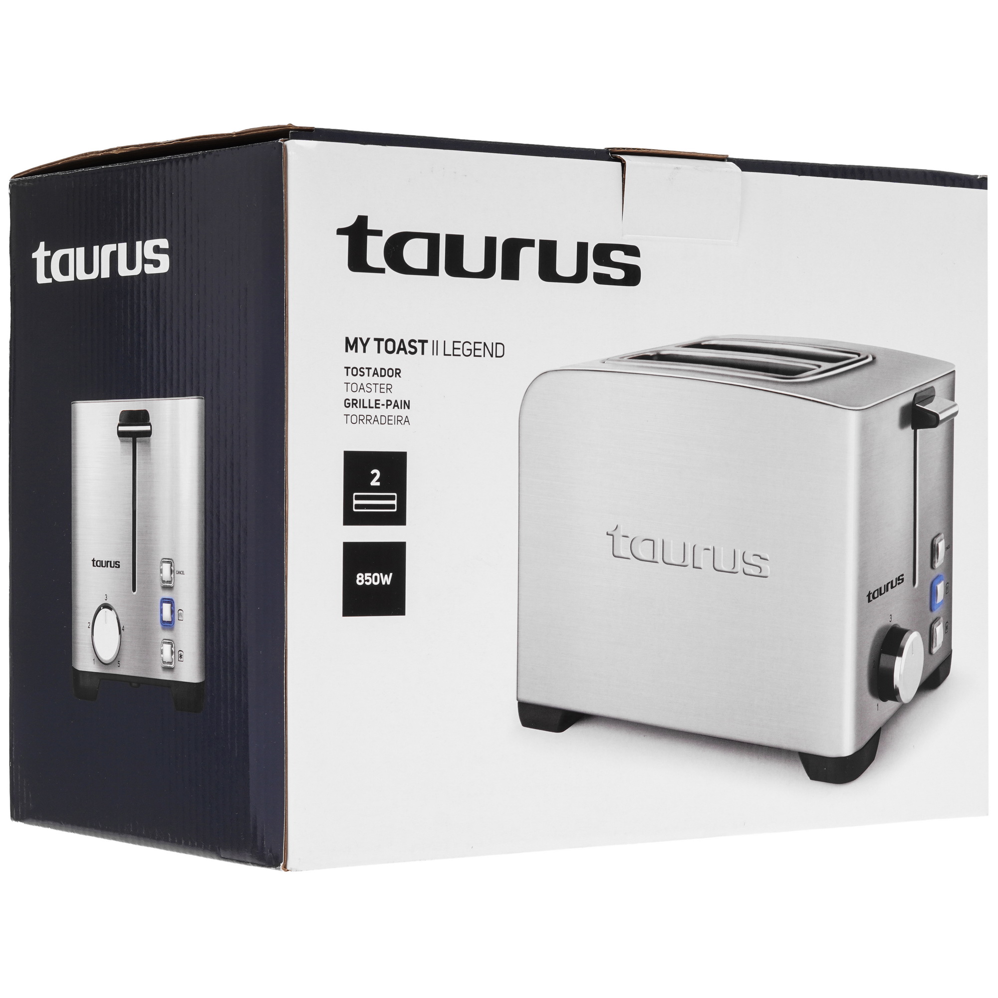 9918774 Тостер Taurus Mytoast II Legend серебристый STDN-0081430 - Вид №7