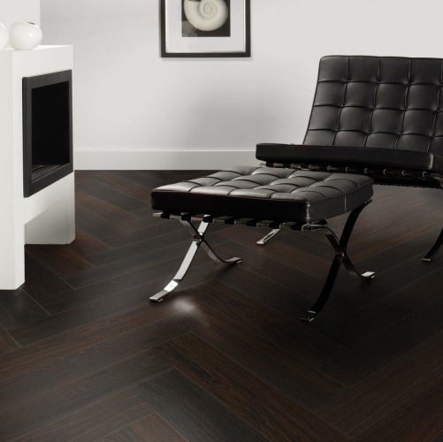 Паркет Ёлка Solidfloor New classic Лувр 1126206 Дуб Натур (Рельефная) 610х122 мм 1500200201 - Вид №2