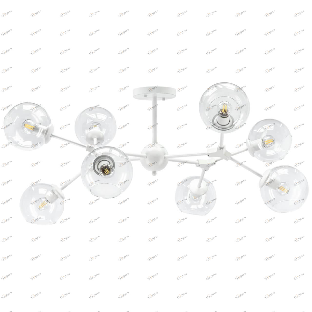 Потолочная люстра Lightstar Beta 785086 белая LIGHTSTAR ДИЗАЙНЕРСКИЕ, BETA, ШАР 222860 Белый 