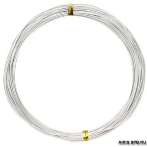 91383225 Проволока металлическая декоративная цвет серебро 1мм x 10м STLM-1347938