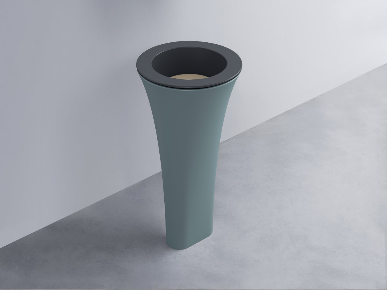 AMLA45-BA+AMPILT-AV+AMCOLT-PL Раковина Amedeo Tondo отдельностоящая cielo Enjoy + Amedeo Ceramica Cielo