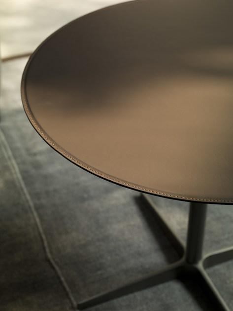 Verzelloni Круглый кожаный журнальный столик Club sun-id-1515722 - Вид №3
