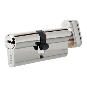 Цилиндр Apecs SM-60-C-NI, 30x30 мм, ключ/вертушка, цвет никель 82276781 STLM-2000294