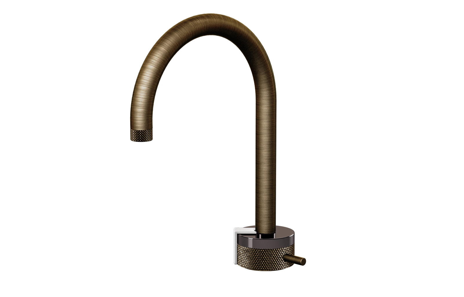 E-11502-R1OX-L2WT-VBB Однорычажный прогрессивный смеситель для раковины - излив 16см GRAFF MOD+