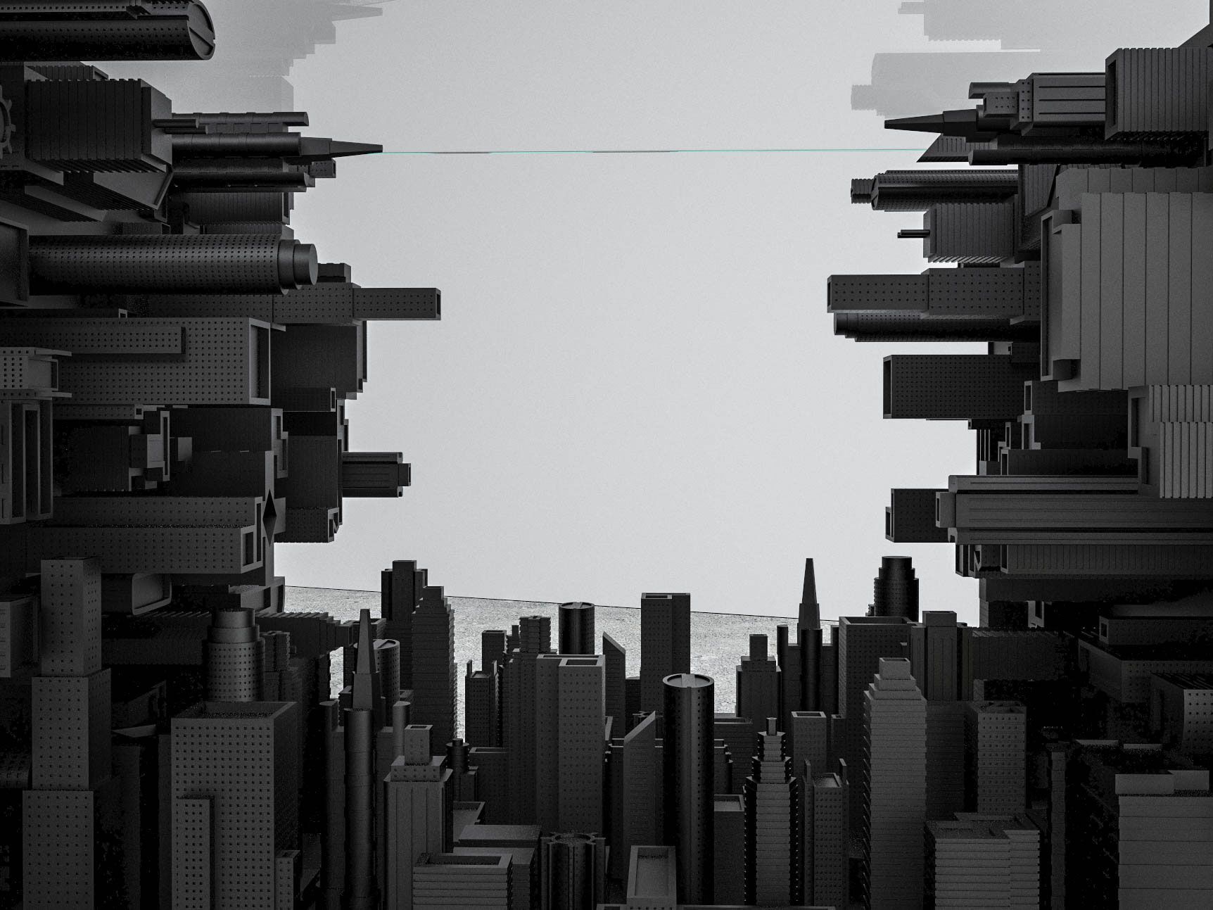 Деревянный и стеклянный квадратный журнальный столик LO Contemporary город ARCH-00100916 - Вид №2