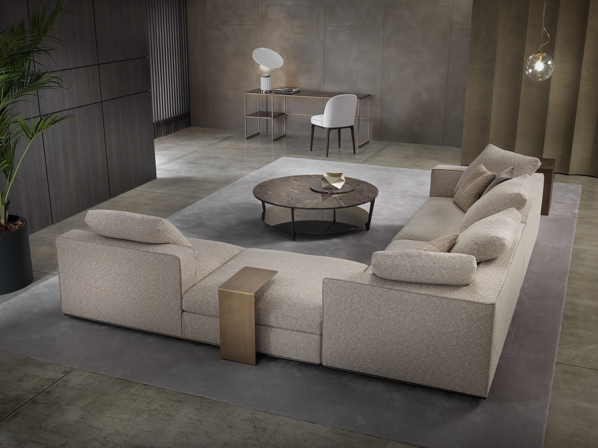 Модульный угловой диван из ткани Marelli MATHEUS ARCH-00031646 - Вид №6