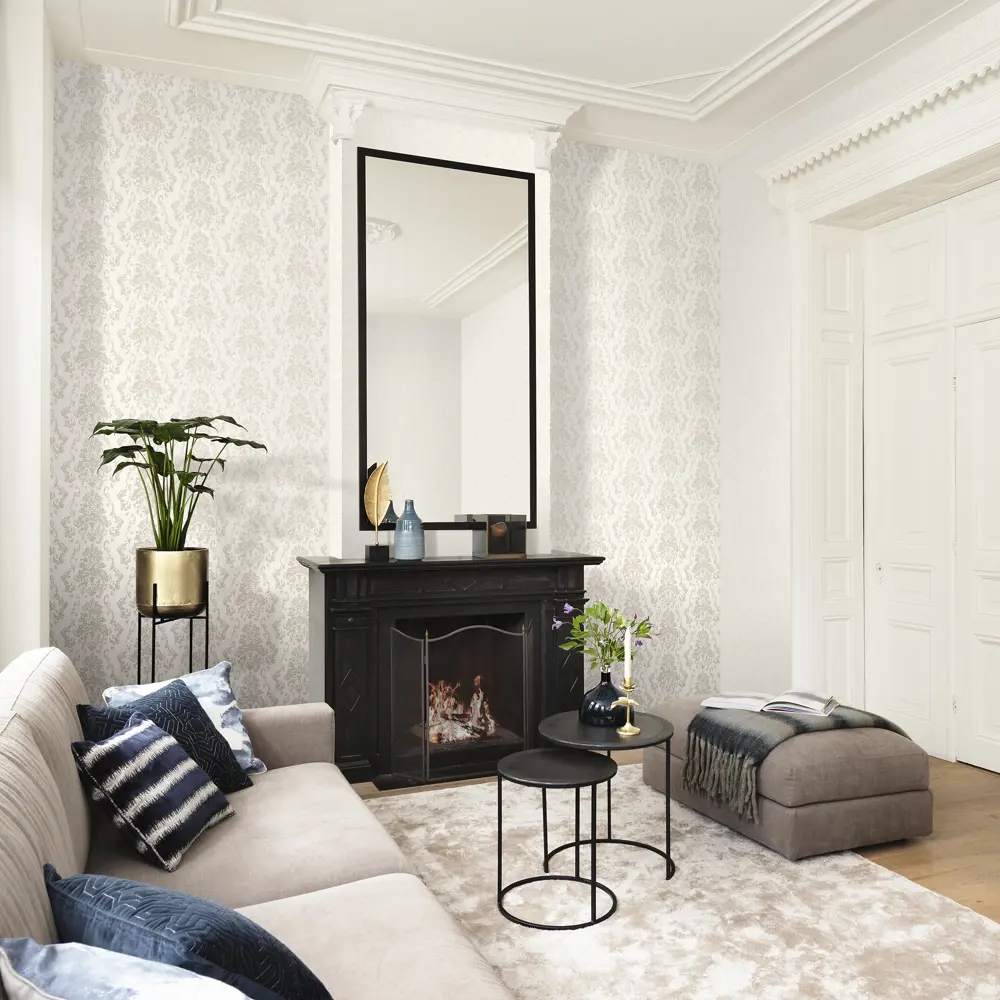 Обои флизелиновые Wall Up Sonata кремовые 1.06 м 655452 STLM-2204894 - Вид №4