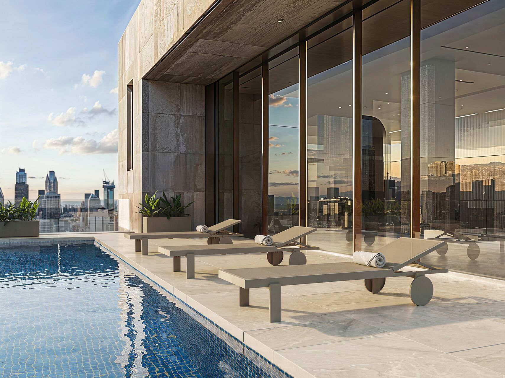 Лежак для сада с колесами Vondom ARCH-00125980 - Вид №3