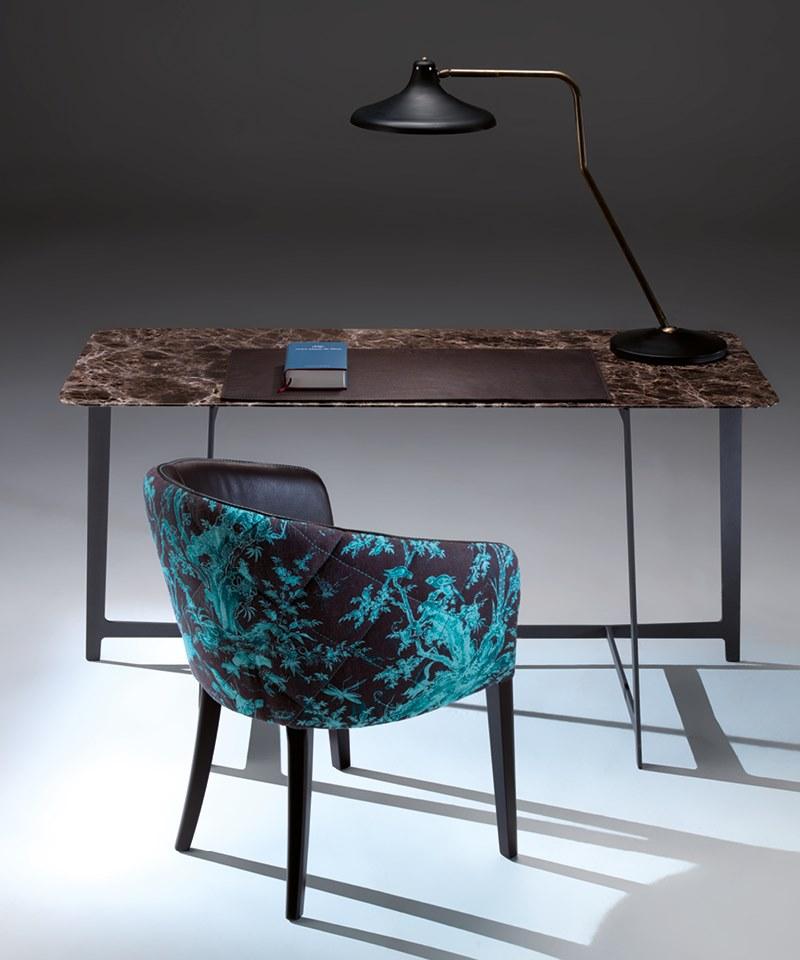 Borzalino Мягкое кресло из кожи и ткани sun-id-1412870 - Вид №2