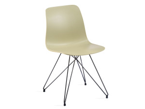 Стул из инженерного пластика с решетчатой конструкцией