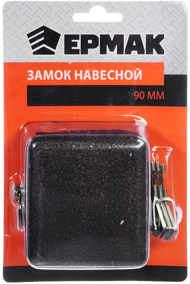 91381730 Замок навесной Ермак 468-024 90 мм ⌀ 5.30 мм чугун STLM-0904174