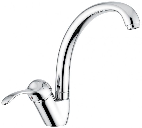 11087CR Смеситель Melody для кухни высокий, цвет хром EMMEVI