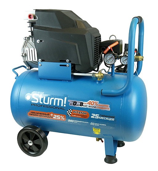 Компрессор поршневой масляный Sturm! AC93150P 9070848 STDN-0015437