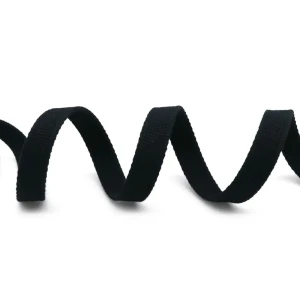 91479403 Стропа лента ременная окантовочная хлопок 15 мм x 25 м черный цвет STLM-1063644