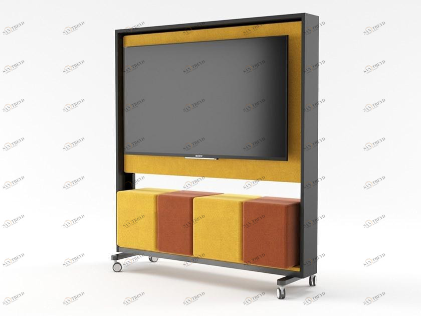 Grado Design Тумба под телевизор из мдф на колесиках Walker Wal-sc-02