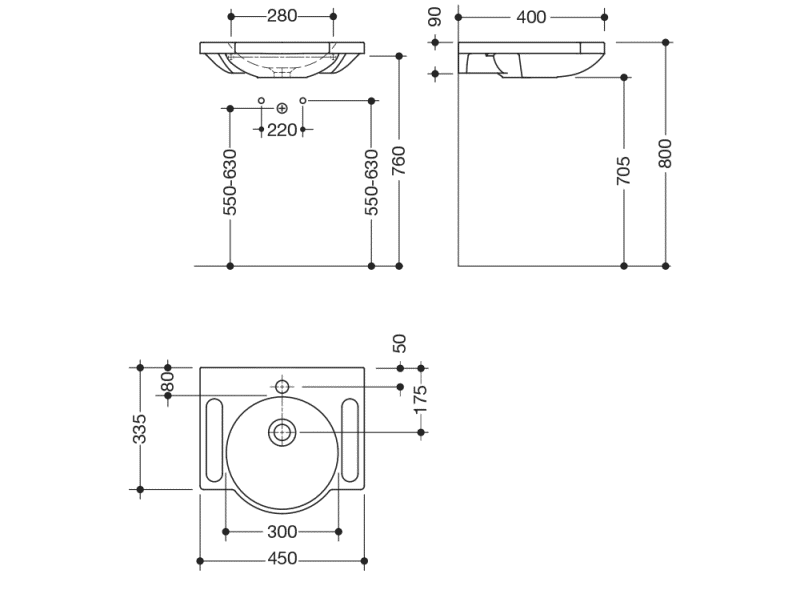 950.11.501 суета сует HEWI Waschtische  - Вид №2