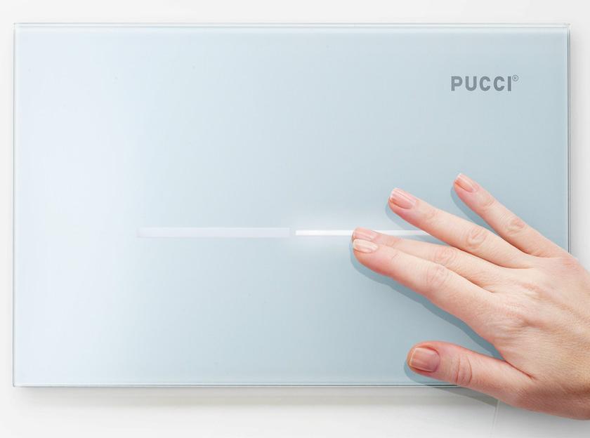 PUCCIPLAST Кнопка смыва для стеклянного унитаза Sfioro sun-id-1491464 - Вид №1
