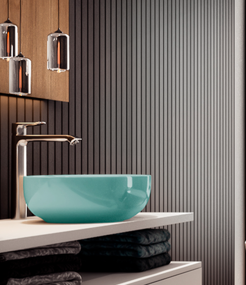 Накладной умывальник Сolor SANITA LUXE Ringo RNGSLWB14 - Вид №15