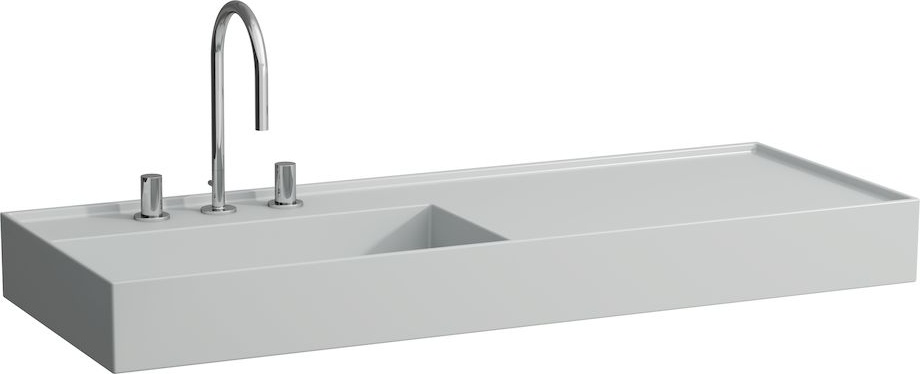 H8133327571121 Раковина, полочка справа, со специальным скрытым сливом LAUFEN PRO - Вид №9