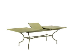 Стальной прямоугольный садовый стол