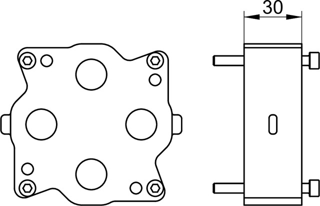 59970000071 Комплект удлинителей KEUCO Armaturenzubehör - Вид №2