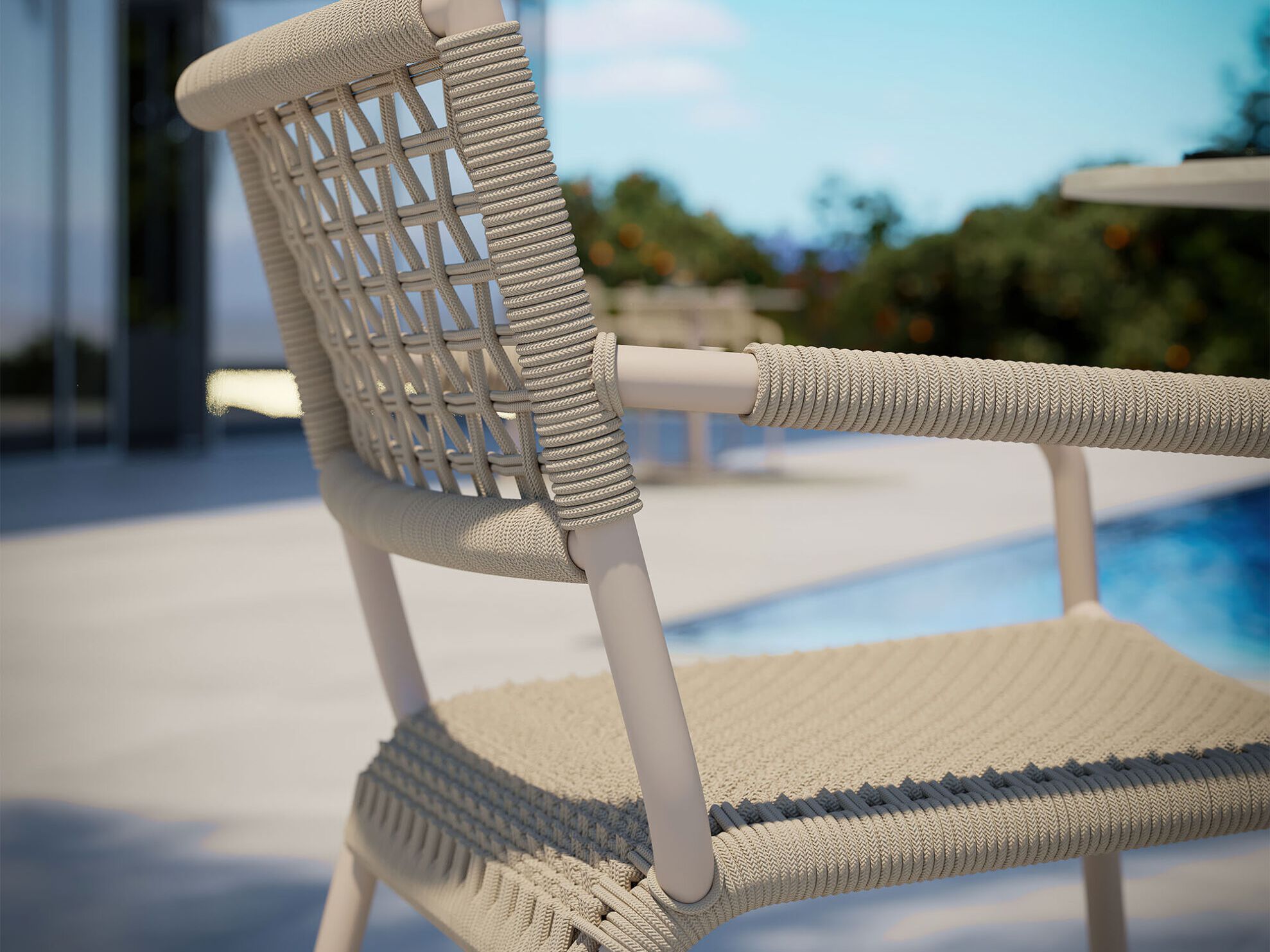 Алюминиевый садовый стул с подлокотниками Walters Coast ARCH-00146402 - Вид №5