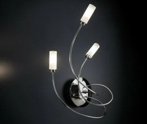 Metal Lux Настенный светильник из хромированного металла с гибким кронштейном Free spirit