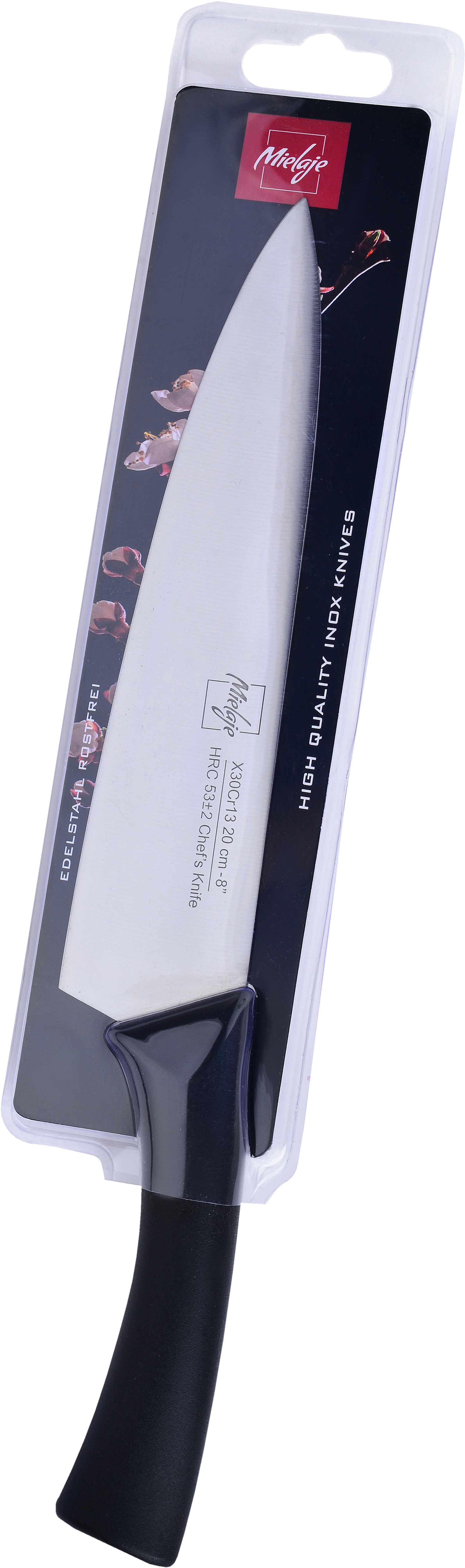 91076504 Нож Santoku chef 20 см цвет стальной серый STLM-0471495 MIELAJE
