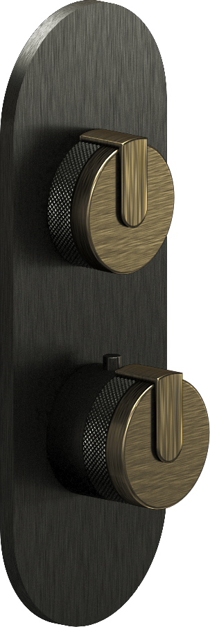 E-8026-R1VBBE0-L1VBB-BOX-T Планка M-Series с 2 ручками - Внешняя часть GRAFF MOD+