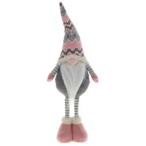 89403138 Новогодняя фигурка Гном 792887 58 см розовый STLM-1362269