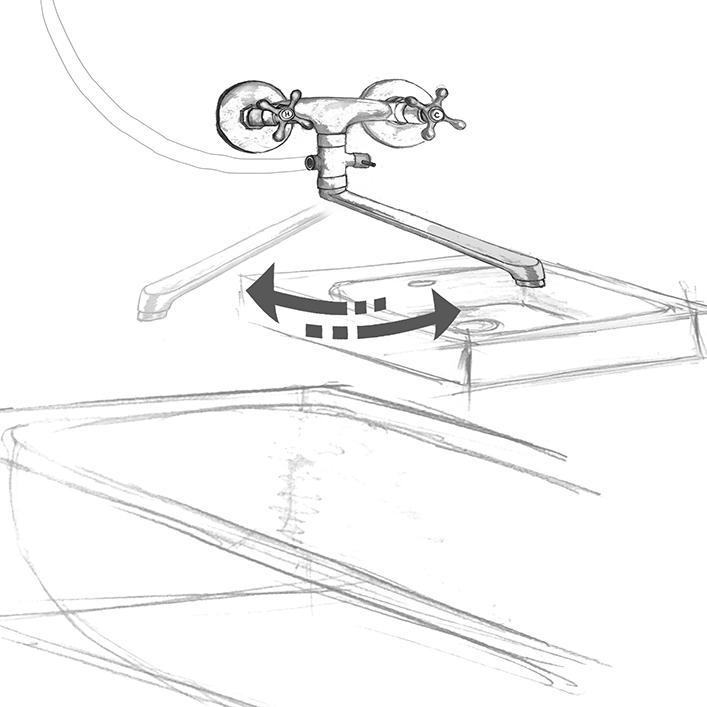 Paini Tango TNCR119 смеситель для ванны - Вид №2