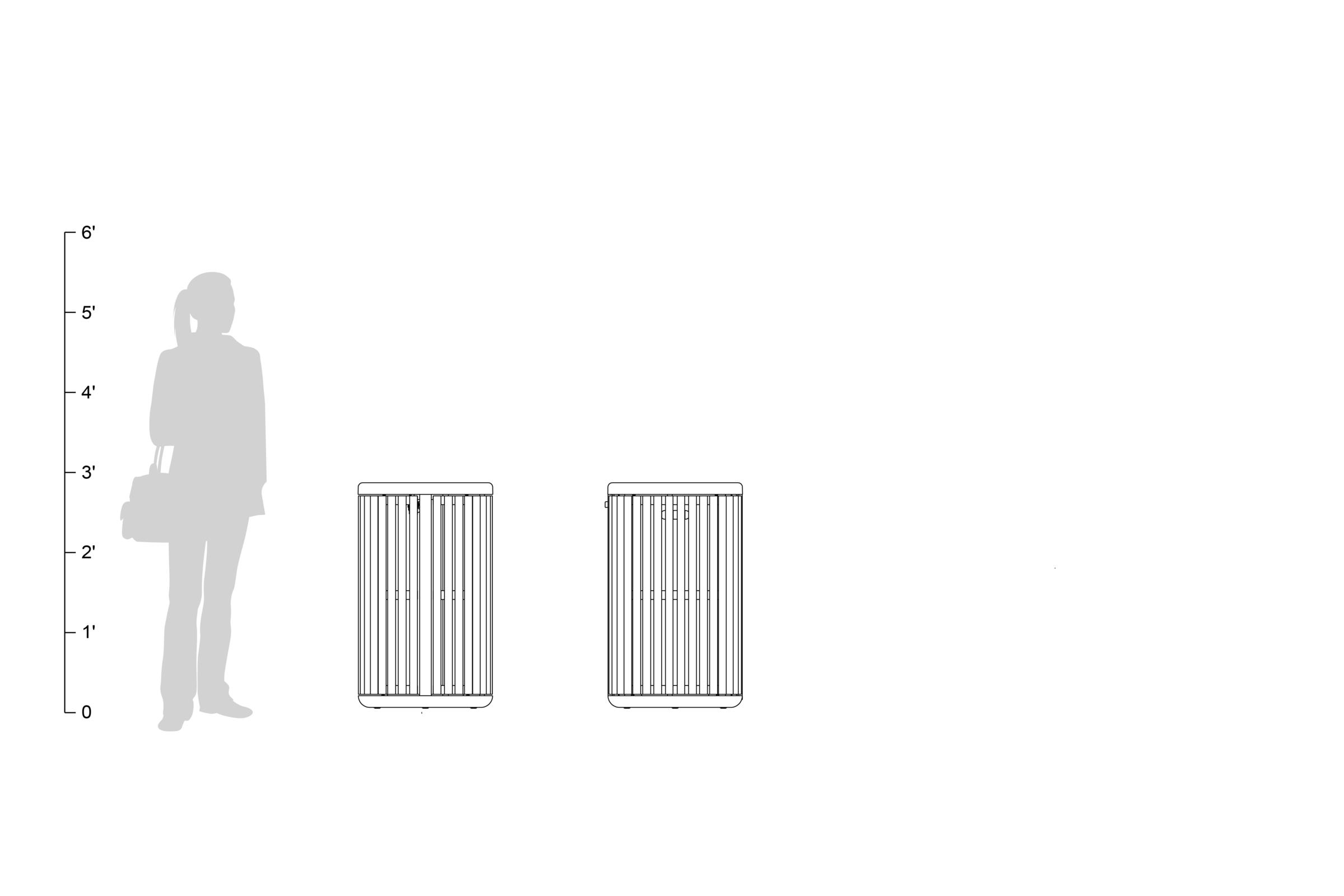 FSRT182 Tonyo мусор и контейнер для вторичной переработки  Forms-surfaces  - Вид №12