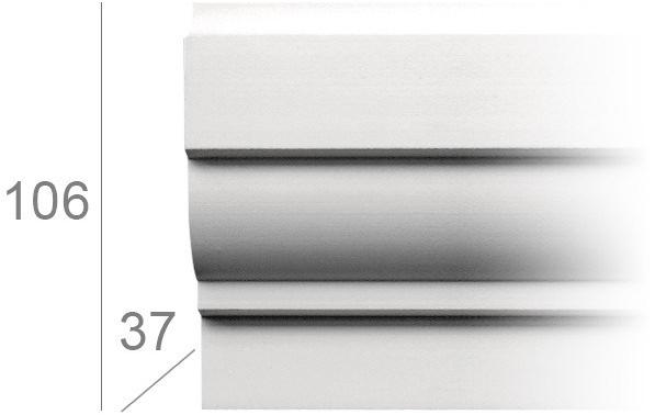 GESSO Гипсовая рама для фасада  3004  - Вид №7