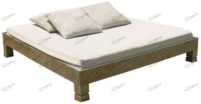 Il Giardino di Legno Садовая кровать из тика Sentosa 518