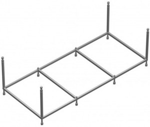 W80A-170-070W-R каркас для ванны A0 170х70 см шт AM.PM Like