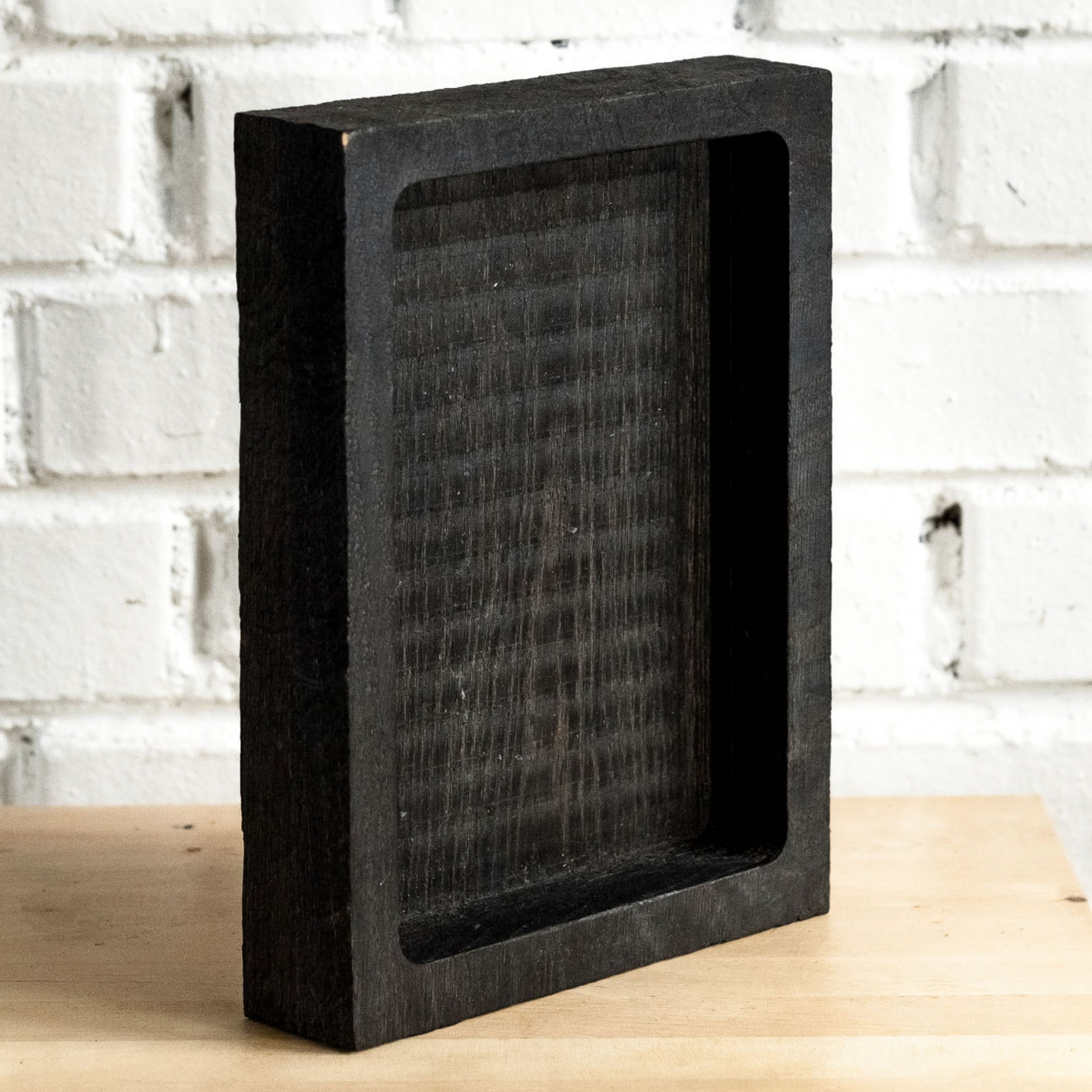 Декоративный ящик "Снег" FUGA ECO WOOD 123601 Чёрный  - Вид №1