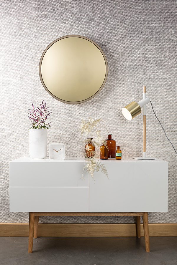 Ваза каменная Fajen Marble белая Zuiver 8200033 - Вид №1