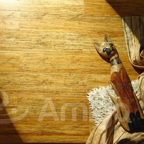 Массивная доска Amigo Original Саванна Hitech Бамбук Натур с брашью (Текстурированная) 900х130 мм 3100300009