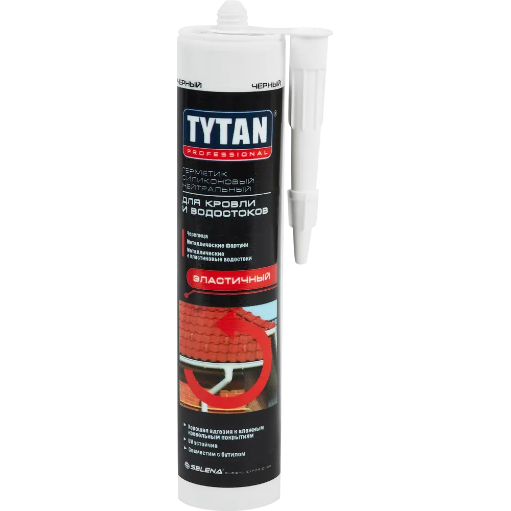 Герметик силиконовый Tytan черный 310 мл 86796007 STLM-2080420 
