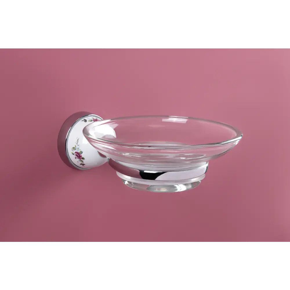 Мыльница подвесная «Rose» цвет прозрачный VERRAN STLM-2060941 - Вид №2
