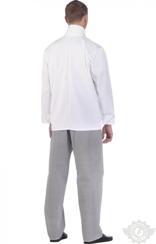 66026 Куртка поварская "Люкс" двубортная  Повар  размер 56-58/182-188 Спецодежда  - Вид №10