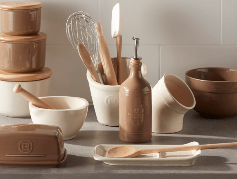 Стакан керамический для кухонных предметов и аксессуаров гранат Emile Henry EMILE HENRY  00-3951976 Красный  - Вид №6